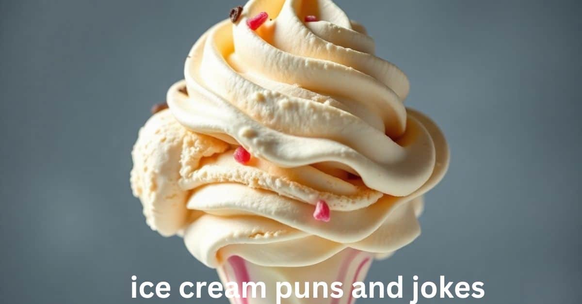 ice cream puns and jokes